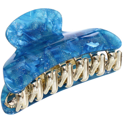 Заколка-краб для волос  ЭЙФОРИЯ, лана, микс 6 цветов, 7см (блистер Кокетка)_5