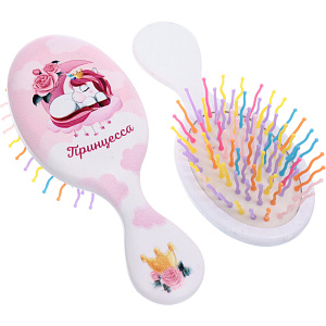 Расческа массажная детская "MaMiKa", Принцесса, 13*5см (Разработка РЦ Восток, pvs коробка)