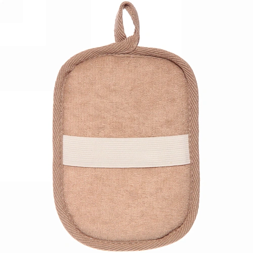 Мочалка для лица и тела Ультрамарин - Прима, массажная, цвет бежевый, 1217см_10