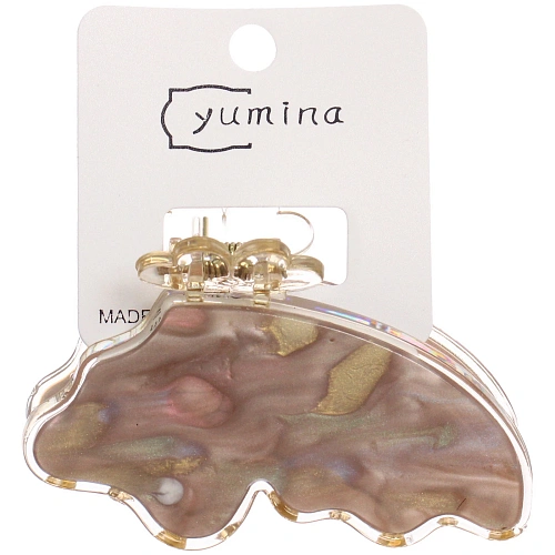 Заколка - краб для волос AKS-EMPIRE, бабочка, микс 6 цветов, 85см_7