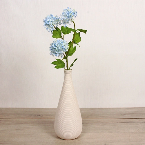 Цветок искусственный Natur 65см Гортензия голубая_5