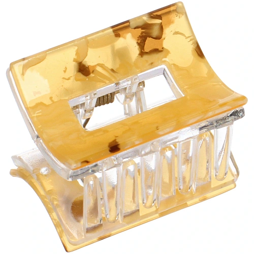 Заколка - краб для волос AKS-EMPIRE, квадрат, цвет микс 6 цветов, 3,62,7см_10