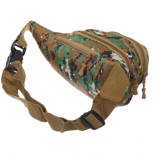 Сумка на пояс Sport leader - Viking, три кармана, цвет хаки, 32166см_6
