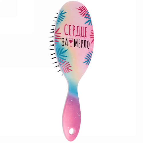 Расчёска массажная The Best Collection - Сердце за мерло, 724 см (блистер ультрамарин)_7