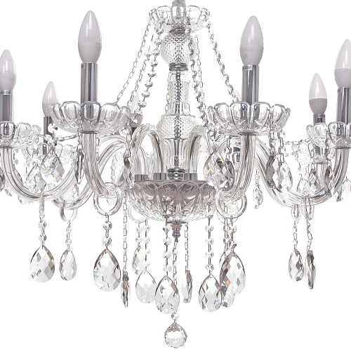 Люстра подвесная в стиле барокко Alfemminile 840Вт 25-DZ888 со стеклянными основаниями_37