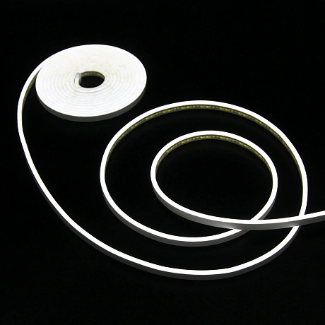 Гирлянда для дома Лента светодиодная NEON 5 м* 10мм, 600 ламп LED, 1 реж, степень защиты IP20, Белый