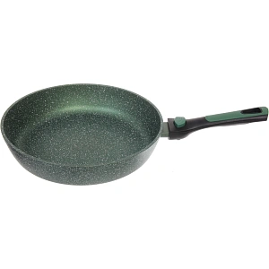 Сковорода "BAROLY" GREEN 28см индукционная каменная крошка, съемная бакелитовая ручка 