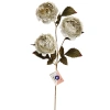 Искусственные цветы "FLOWERS GLAMOUR" 63см Пионы 3 цветка белые