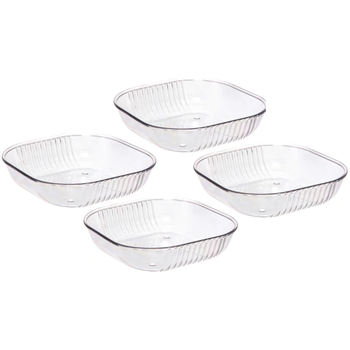 Салатник пластиковый "Terra" в наборе 4шт 14,5*4см