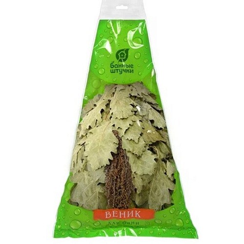 Веник дубовый с полынью в уп. "Банные штучки"