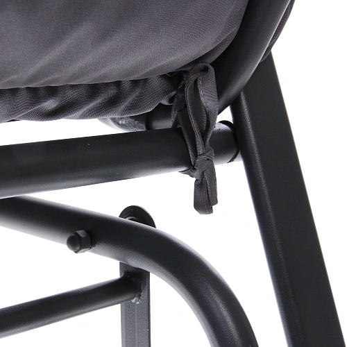 Кресло-маятник Аристократ, 567588 см, цвет чёрный-серый, макс нагрузка 120 кг_7