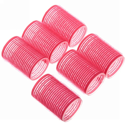 Бигуди липучки, 6шт, однотонные, цвет микс, d-4см_14