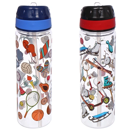 Бутылка питьевая пластиковая 650мл Сладкая мечта, микс цветов_2