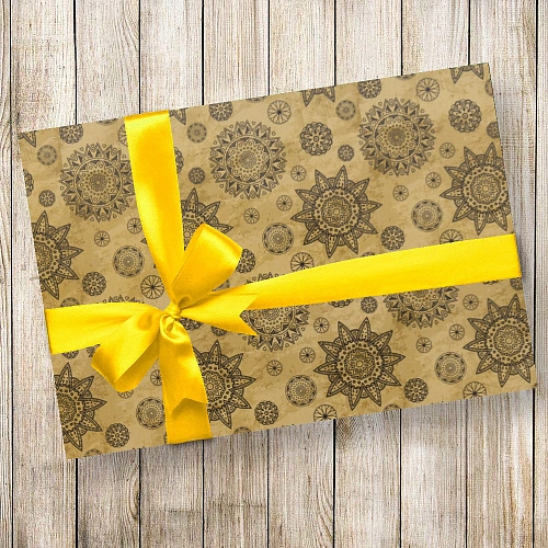 Бумага упаковочная 50х70 см Орнамент_5