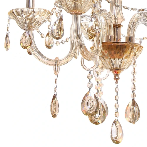 Люстра подвесная в стиле барокко Armonia 540Вт 25-S9006 со стеклянными основаниями_15