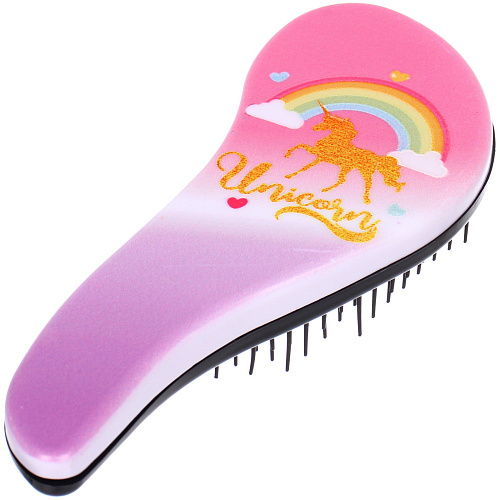 Расческа массажная компактная ТВОИ МЕЧТЫ, микс 4 дизайна, 187,5см (PVC коробка)_5