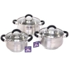 Набор посуды из нержавеющей стали VICALINA 3 предмета (3 кастрюли 2,1л, 2,9л, 3,9л) VL-811