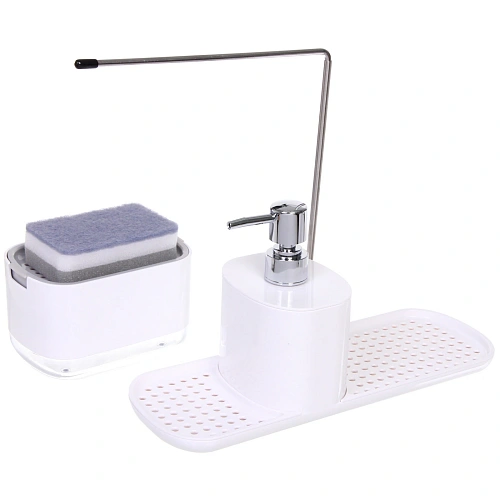 Подставка под губку с дозатором 300мл 31х10,7х16 1884_3