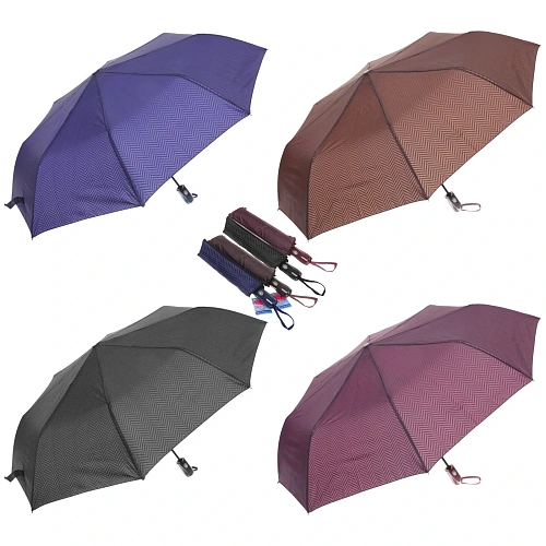 Зонт мужской полуавтомат "ESTETIK", микс 4 цвета, 8 спиц, d-95см, длина в слож. виде 40см