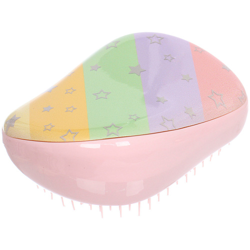 Расческа массжная компактная МАРМЕЛАД, Единорожки и радуга, 96см (коробка PVS)_3