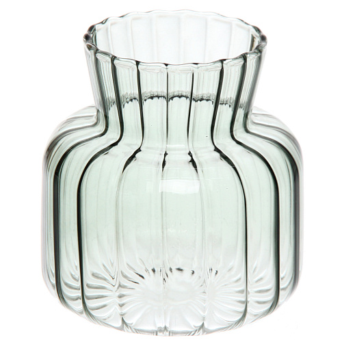 Ваза стеклянная Стефани 6,510см зеленая_2