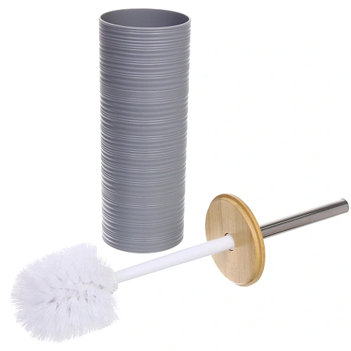 Ерш с высокой закрытой подставкой Терра 39 см серый_3