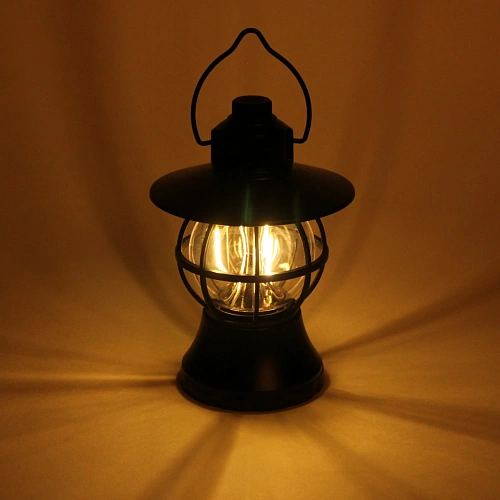 Фонарь кемпинговый подвесной 6 режимов 3LED+3TF, 1913 см 3хAA_11