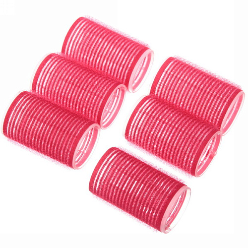 Бигуди липучки, 6шт, однотонные, цвет микс, d-3,6см_11