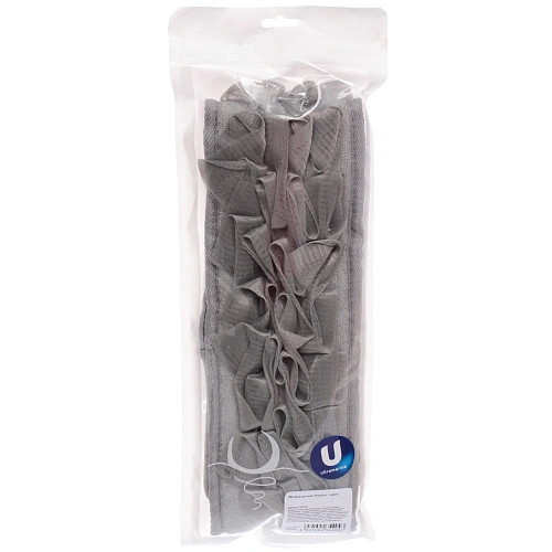 Мочалка для тела Premium - Sandal, цвет серый,  7010см_5