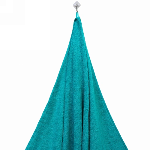 Полотенце махровое 70140см LUNA цвет зеленый 05050 плотность 360грм2 с петелькой-подвесом_8