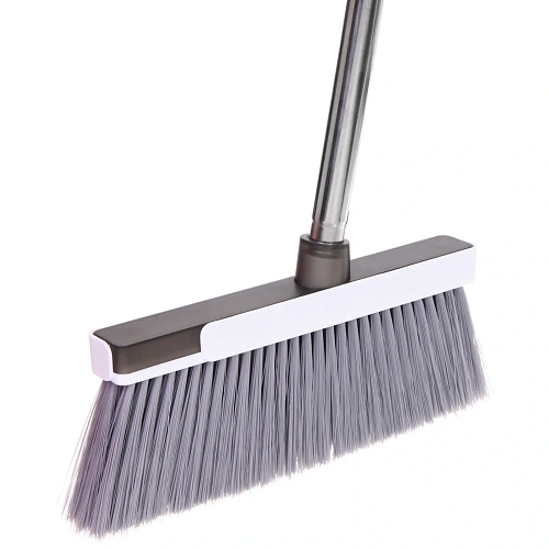 Набор для уборки, щетка для пола с совком Профи белый 8817_17