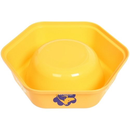 Миска пластиковая МУРОЧКИН, цвет лимонный, 175см300мл _3