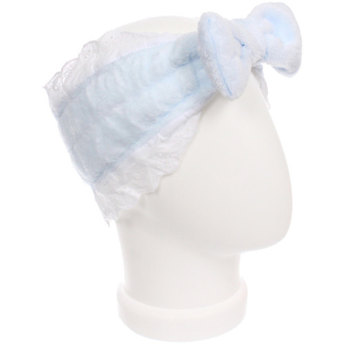 Повязка на голову "МАРМЕЛАД", цвет небесный, 20*8.5см (ZIP пакет)