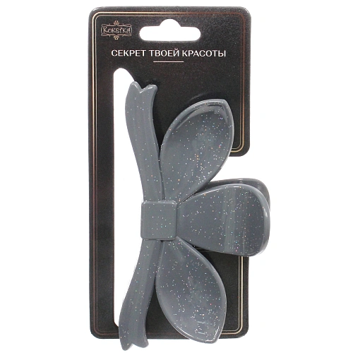 Заколка - краб для волос AKS - MANTANA, микс 6 цветов, лепестки, 115см _13