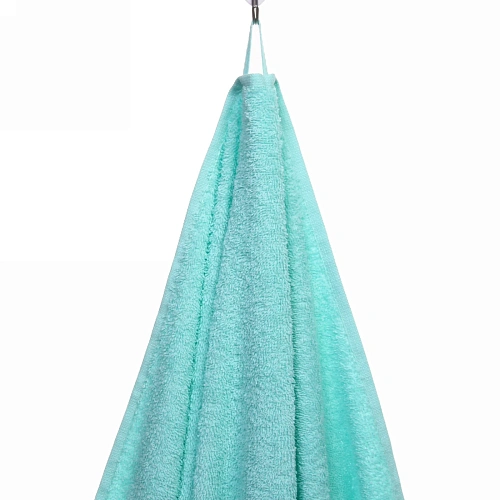 Полотенце махровое 70140см LUNA цвет мятный 05010 плотность 360грм2 с петелькой-подвесом_14