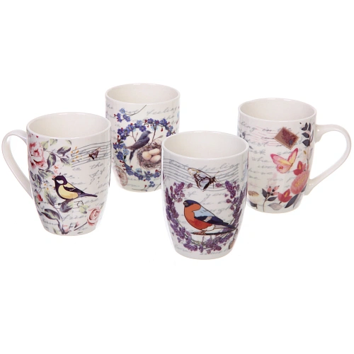 Кружка керамическая 350мл "Лето", микс рисунков