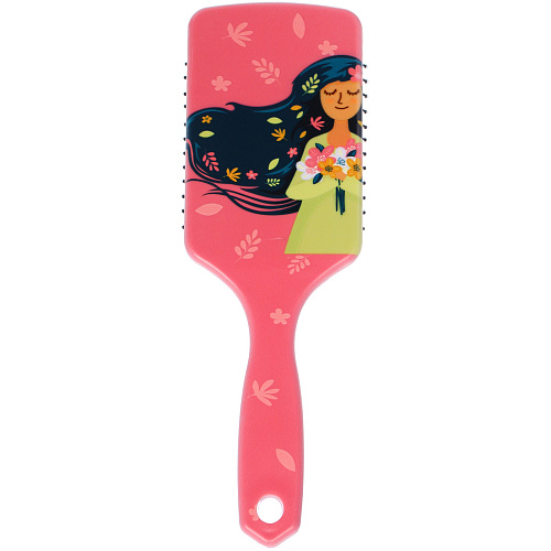 Расческа массажная прямоугольная форма КОЛЛЕКЦИЯ ИМАНИ - ЭЛЬСА, микс 4 дизайна, 247,5см (PVC упаковка)_8