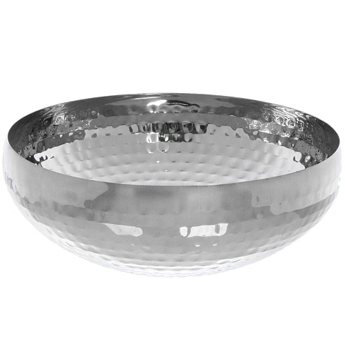 Салатник из нержавеющей стали 2,9л 24см, декоративный узор