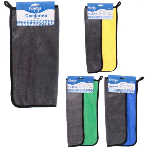 Салфетка для уборки  Селфи 30*40см Помощница