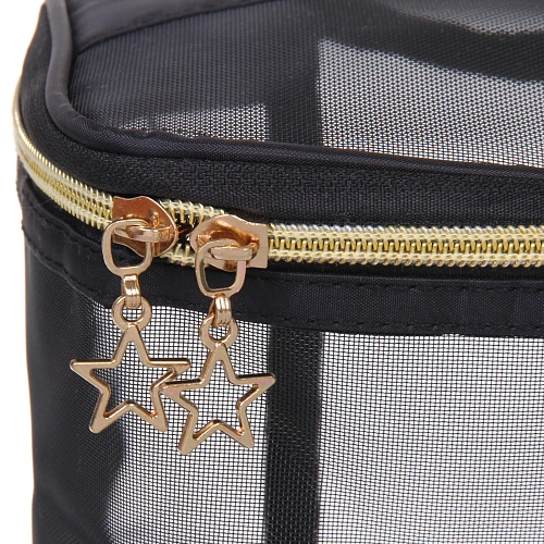 Косметичка прямоугольная ЭЙФОРИЯ, цвет черный, 211213см_4