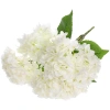 Искусственные цветы "Гортензия"  48см 5 цветков белые
