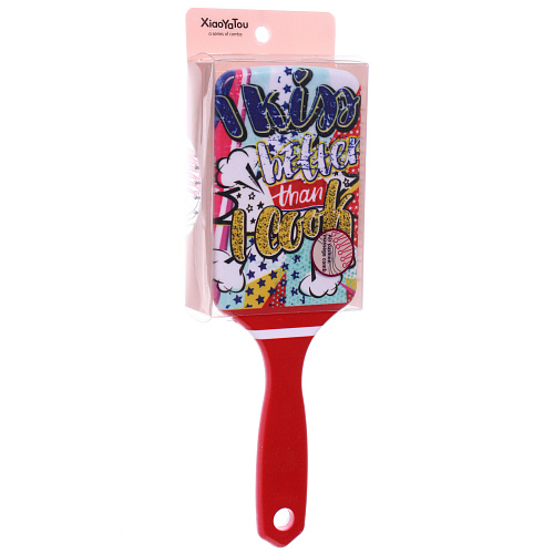 Расческа массажная прямоугольная форма КОЛЛЕКЦИЯ ИМАНИ - САНТЕГА, микс 4 дизайна, 247,5см (PVC упаковка)_8