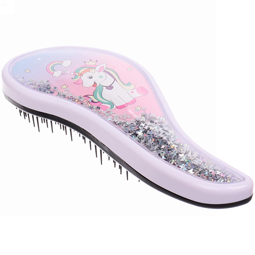 Расческа массажная Prestige - Единорожек Лили, микс 4 цвета, 819 (коробка PVC)_7