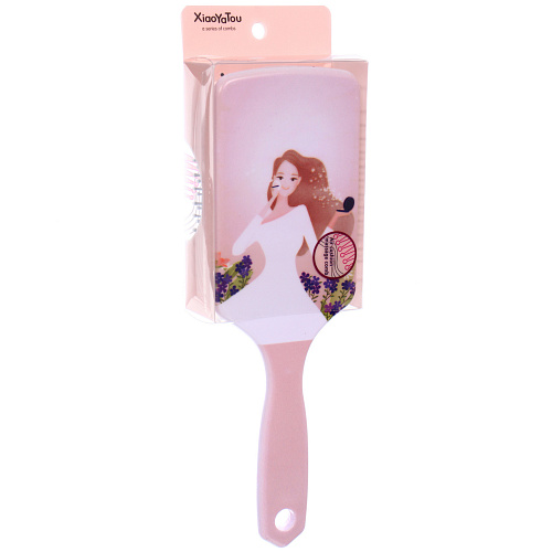 Расческа массажная прямоугольная форма КОЛЛЕКЦИЯ ИМАНИ - ПАРНАУ, микс 4 дизайна, 247,5см (PVC упаковка)_11