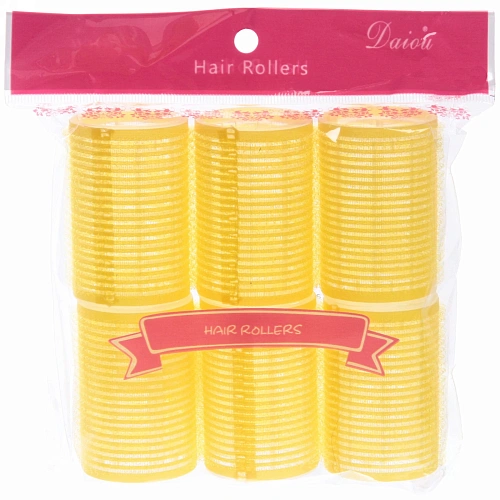 Бигуди липучки, 6шт, однотонные, цвет микс, d-4см_7