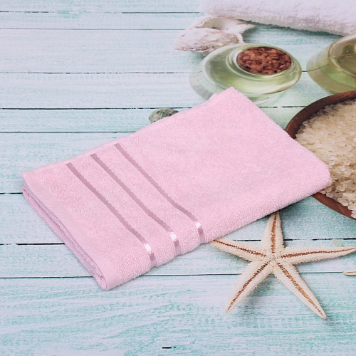 Полотенце махровое 5090см LUNA цвет светло-розовый 10100 плотность 360грм2_5