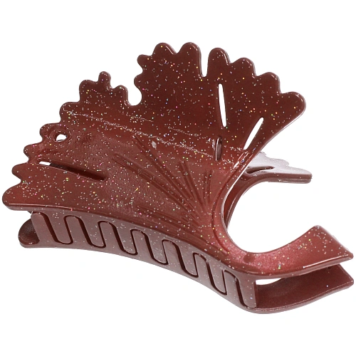 Заколка - краб для волос AKS - VIENTO, микс 6 цветов, цветок, 9,55,5см _7