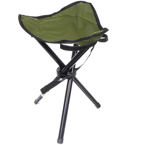 Табурет складной "Тренога", 30*30*38 см, до 100 кг, травяной