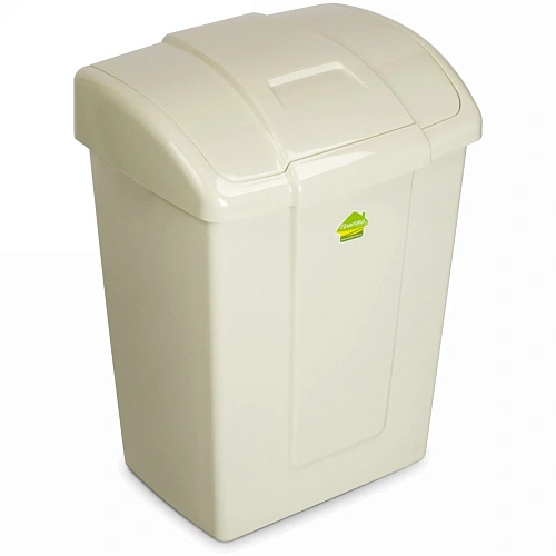 Контейнер для мусора"Форте"23л слоновая кость С343СЛК