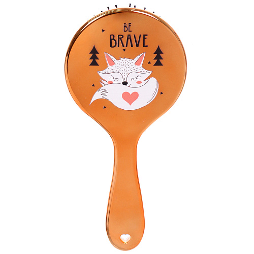 Расческа массажная зеркальная Animals, микс 4 цвета, 1022 см (блистер Ultramarine)_4